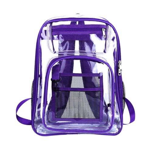 Durchsichtiger Rucksack Schule Schulrucksack Mädchen Schultasche School Bag Jugendliche Schul Rucksäcke Schule Teenager Mädchen Schultaschen Backpack School Schulrucksäcke Mädch Freizeitrucksack von Peuignao