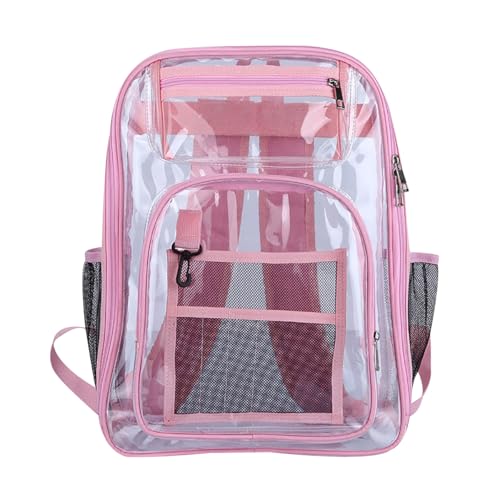 Durchsichtiger Rucksack Schule Schulrucksack Mädchen Schultasche School Bag Jugendliche Schul Rucksäcke Schule Teenager Mädchen Schultaschen Backpack School Schulrucksäcke Mädch Freizeitrucksack von Peuignao