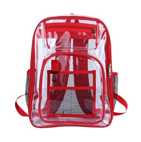 Durchsichtiger Rucksack Schule Schulrucksack Mädchen Schultasche School Bag Jugendliche Schul Rucksäcke Schule Teenager Mädchen Schultaschen Backpack School Schulrucksäcke Mädch Freizeitrucksack von Peuignao