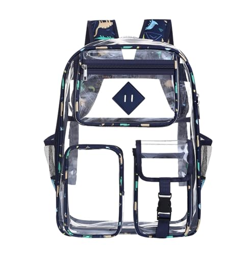 Durchsichtiger Rucksack Schule Schulrucksack Mädchen Schultasche School Bag Teenager Uni Rucksack Jugendliche Schul Rucksäcke Schule Teenager Mädchen Schultaschen Backpack School Schulrucksäcke Mädch von Peuignao