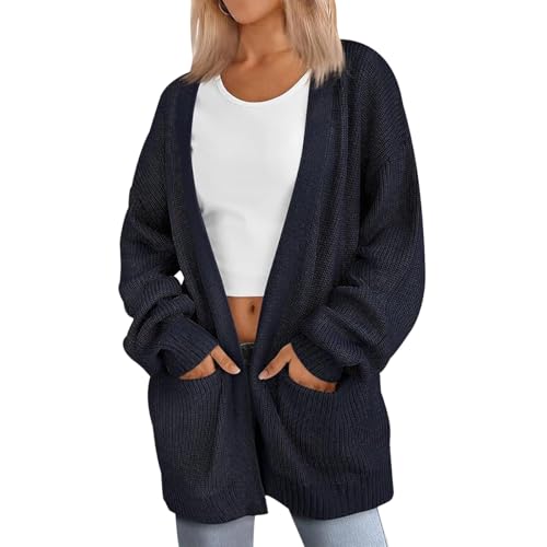 Lange Strickjacke Damen Long Cardigan Frauen Lang Strickjacken Grobstrickjacke Oversize Grobe Strickjacke Frauen Langer Knit Rippstrick Grobstrick Cardigan Women Strickcardigan Lang Damen Schwarz 3XL Lange Strickjacke Damen Long Cardigan Frauen Lang Strickjacken Grobstrickjacke Oversize Grobe Strickjacke Frauen Langer Knit Rippstrick Grobstrick Cardigan Women Strickcardigan Lang Damen Schwarz 3XL von Peuignao