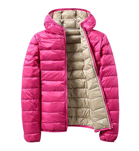 Peuignao Damen Rosa Khaki XXL Daunenjacke Wendejacke Leichte Daunenjacke Pufferjacke Kaputze Steppjacke Übergangsjacke Leichter Daunenmantel Damen Down Jacket Lightweight Daunen Women Pufferjacke Peuignao Damen Rosa Khaki XXL Daunenjacke Wendejacke Leichte Daunenjacke Pufferjacke Kaputze Steppjacke Übergangsjacke Leichter Daunenmantel Damen Down Jacket Lightweight Daunen Women Pufferjacke von Peuignao