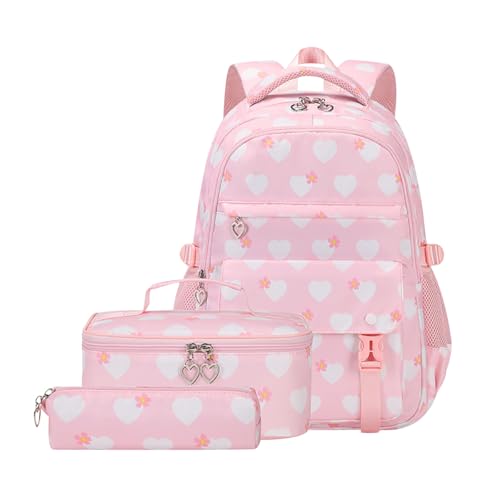 Rucksack Jugendliche Mädchen Schulrucksack Schultasche School Bag Studenten Rucksack Jugendliche Schul Rucksäcke Schule Teenager Mädchen Schultaschen Groß Backpack School Schulrucksäcke Kawaii Mädch von Peuignao