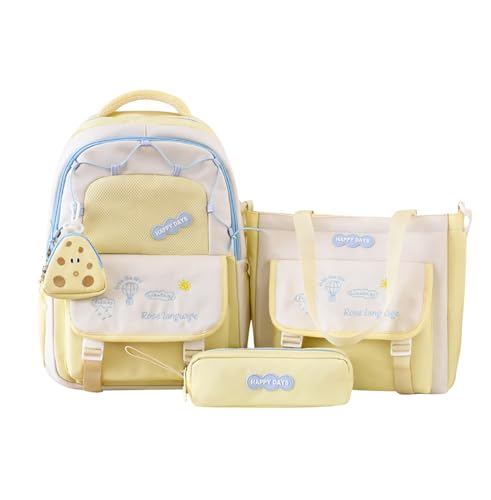 Rucksack Jugendliche Mädchen Schulrucksack Schultasche Uni Studenten Rucksack Schul Rucksäcke Schule School Bag Teenager Mädchen Schultaschen Groß Backpack School Schulrucksäcke Mädch Freizeitrucksack von Peuignao