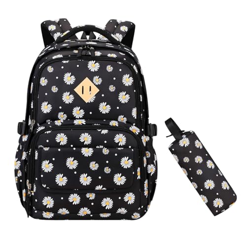 Rucksack Jugendliche Mädchen Schulrucksack Schultasche Uni Studenten Rucksack Schule Schul Rucksäcke Schule School Bag Teenager Mädchen Schultaschen Groß Backpack School Schulrucksäcke Mädch von Peuignao
