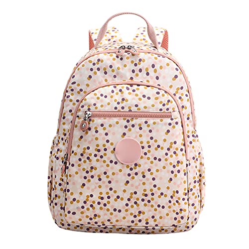Rucksack Schule Schulrucksack Mädchen Teenager School Backpack Schultasche Damen Lässig Schul Rucksack Jugendliche Mädchen Travel College Backpack Women Süßer Rucksäcke Uni Schulrucksäcke Punkt von Peuignao