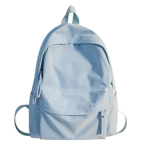 Rucksack Teenager Mädchen Schulrucksack Mädchen Teenager Rucksack Schule Schultasche Damen School Bag Backpack Uni Rucksack Freizeitrucksack Jugendliche Mädchen Schulrucksack Oberstufe Schoolbag Blau von Peuignao