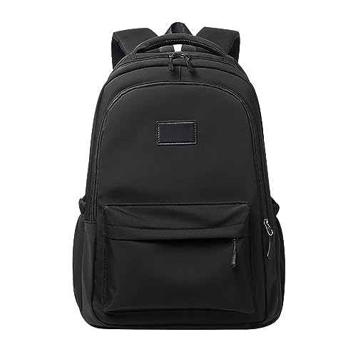 Rucksack Teenager Mädchen Schulrucksack Mädchen Teenager Rucksack Schule Schultasche Damen School Bag Backpack Uni Rucksack Freizeitrucksack Teen Mädchen Schulrucksack Oberstufe Mädc Schoolbag Schwarz von Peuignao