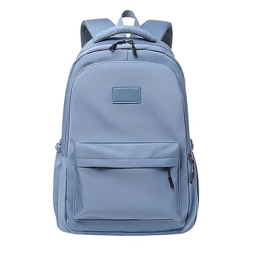 Rucksack Teenager Mädchen Schulrucksack Mädchen Teenager Rucksack Schule Schultasche Damen School Bag Backpack Uni Rucksack Freizeitrucksack Teen Mädchen Schulrucksack Oberstufe Mädc Schoolbag Blau von Peuignao