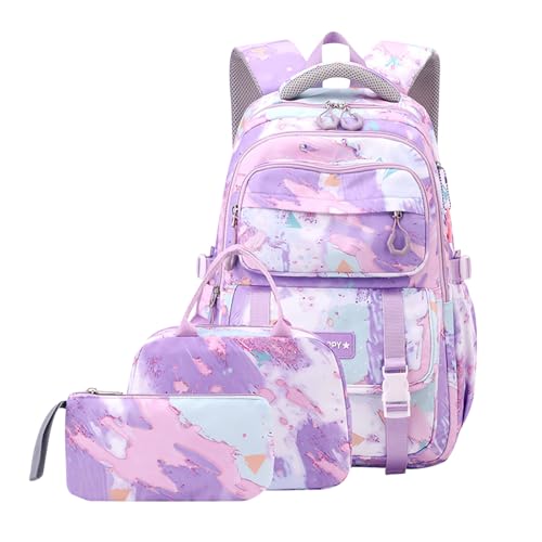 Rucksack Teenager Mädchen Schulrucksack Schultasche School Bag Uni Studenten Rucksack Schule Jugendliche Schul Rucksäcke Schule Teenager Mädchen Groß Backpack School Schulrucksäcke Freizeitrucksack von Peuignao