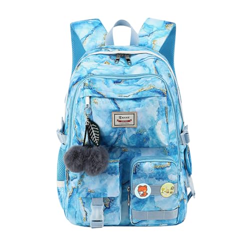 Rucksack Teenager Mädchen Schulrucksack Schultasche School Bag Uni Studenten Rucksack Schule Jugendliche Schul Rucksäcke Schule Teenager Mädchen Groß Backpack School Schulrucksäcke Freizeitrucksack von Peuignao