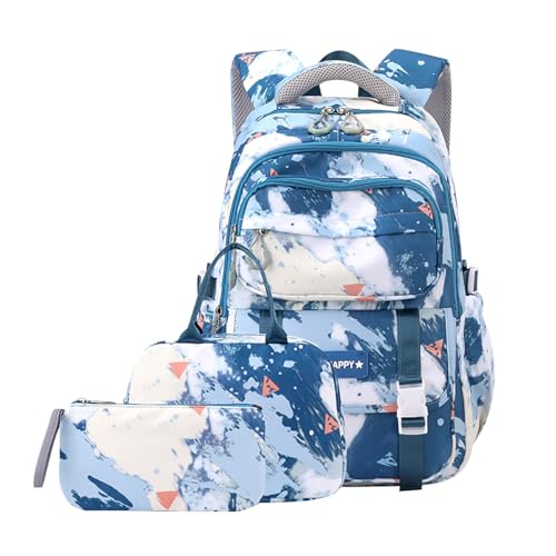 Rucksack Teenager Mädchen Schulrucksack Schultasche School Bag Uni Studenten Rucksack Schule Jugendliche Schul Rucksäcke Schule Teenager Mädchen Groß Backpack School Schulrucksäcke Freizeitrucksack von Peuignao
