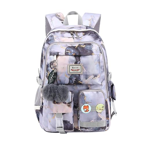 Rucksack Teenager Mädchen Schulrucksack Schultasche School Bag Uni Studenten Rucksack Schule Jugendliche Schul Rucksäcke Schule Teenager Mädchen Groß Backpack School Schulrucksäcke Freizeitrucksack von Peuignao