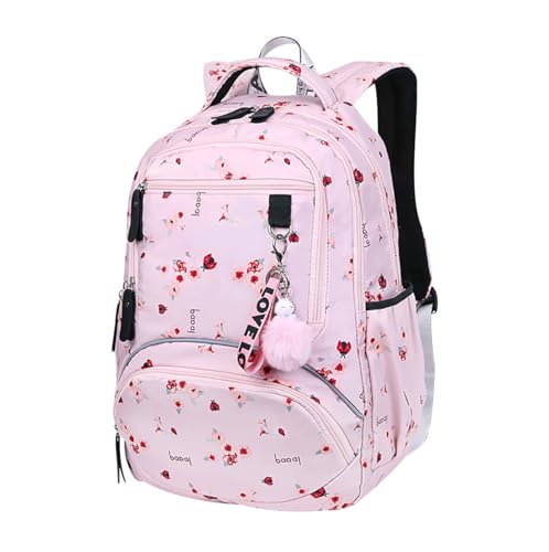 Rucksack Teenager Mädchen Schulrucksack Schultasche School Bag Uni Studenten Rucksack Schule Jugendliche Schul Rucksäcke Schule Teenager Mädchen Schultaschen Groß Backpack School Schulrucksäcke Mädch von Peuignao