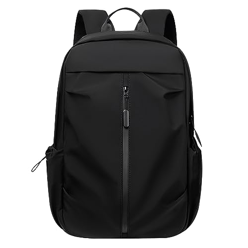 Schulrucksack Jungen Mädchen Teenager Rucksack Schule Schultasche Mädchen Jugendliche Jungen Damen School Bag Backpack Uni Rucksack Freizeitrucksack Groß Schulrucksack Oberstufe Mädc Schoolbag Schwarz von Peuignao