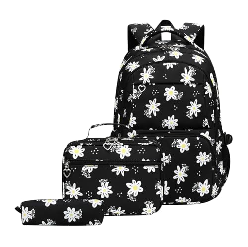 Schulrucksack Teenager Mädchen Rucksack Schule Schultasche School Bag Uni Studenten Rucksack Jugendliche Schul Rucksäcke Schule Teenager Mädchen Schultaschen Groß Backpack School Schulrucksäcke Mädch von Peuignao