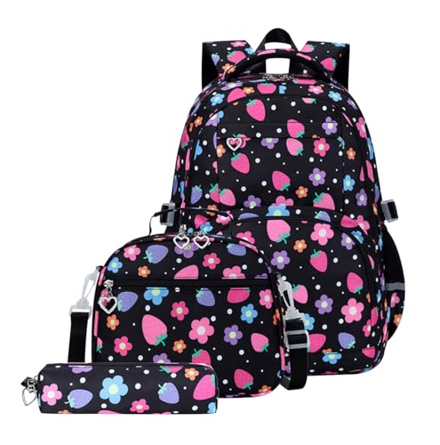 Schulrucksack Teenager Mädchen Schultasche School Bag Uni Studenten Rucksack Jugendliche Schul Rucksäcke Schule Teenager Mädchen Groß Backpack School Schulrucksäcke Volksschule Schultasche Mädch von Peuignao