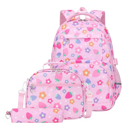 Schulrucksack Teenager Mädchen Schultasche School Bag Uni Studenten Rucksack Jugendliche Schul Rucksäcke Schule Teenager Mädchen Groß Backpack School Schulrucksäcke Volksschule Schultasche Mädch von Peuignao