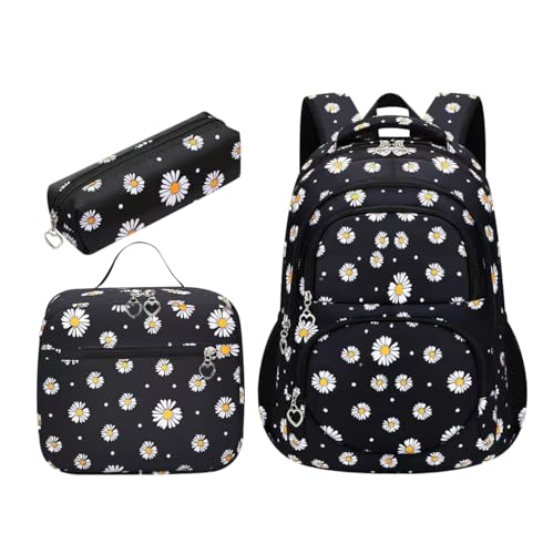 Schulrucksack Teenager Mädchen Schultasche School Bag Uni Studenten Rucksack Jugendliche Schul Rucksäcke Schule Teenager Mädchen Schultaschen Groß Backpack School Schulrucksäcke Mädch Freizeitrucksack von Peuignao