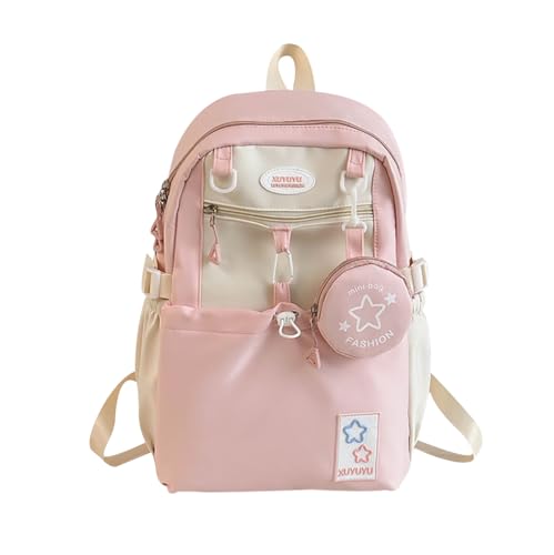 Schulrucksack Teenager Mädchen Schultasche Uni Studenten Rucksack Jugendliche Schul Rucksäcke Schule School Bag Teenager Mädchen Schultaschen Groß Backpack School Schulrucksäcke Mädch Freizeitrucksack von Peuignao