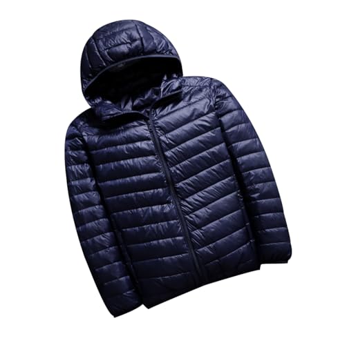 Steppjacke Herren Leicht Leichte Daunenjacke Herren Leicht Puffer Jacke Daunenmantel Herren Mens Puffer Jacket Winter Down Jacket Men Daunen Dünne Steppjacke Männer Packbare Daunenjacke Herren 5XL von Peuignao
