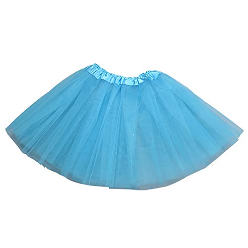 Tüllrock Mädchen Tüllröcke Kinder Tüll Rock Petticoat Unterrock Tütü Rock Kinder Ballett Tutu Rock Tütü Cosplay Karneval Tutu Skirt Kostüm Puffy Ballettrock Tüll Röcke Tüllrocke Kind Pettycoat Blau von Peuignao