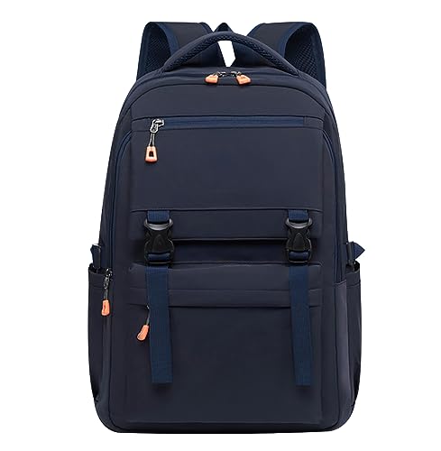 Uni Rucksack Herren Schulrucksack Oberstufe Jungen Rucksack Schule Teenager Schultasche Jugendliche Jungen School Bag Backpack Groß Freizeitrucksack Teen Laptop Business Rucksack Herren Schoolbag Blau von Peuignao