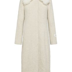 Beiger Woll-alpaka Damenmantel Von Peuterey von Peuterey