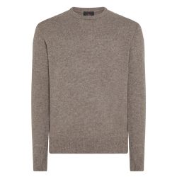 Peuterey Herren Beige Woll-yak Pullover Mit Rundhalsausschnitt von Peuterey
