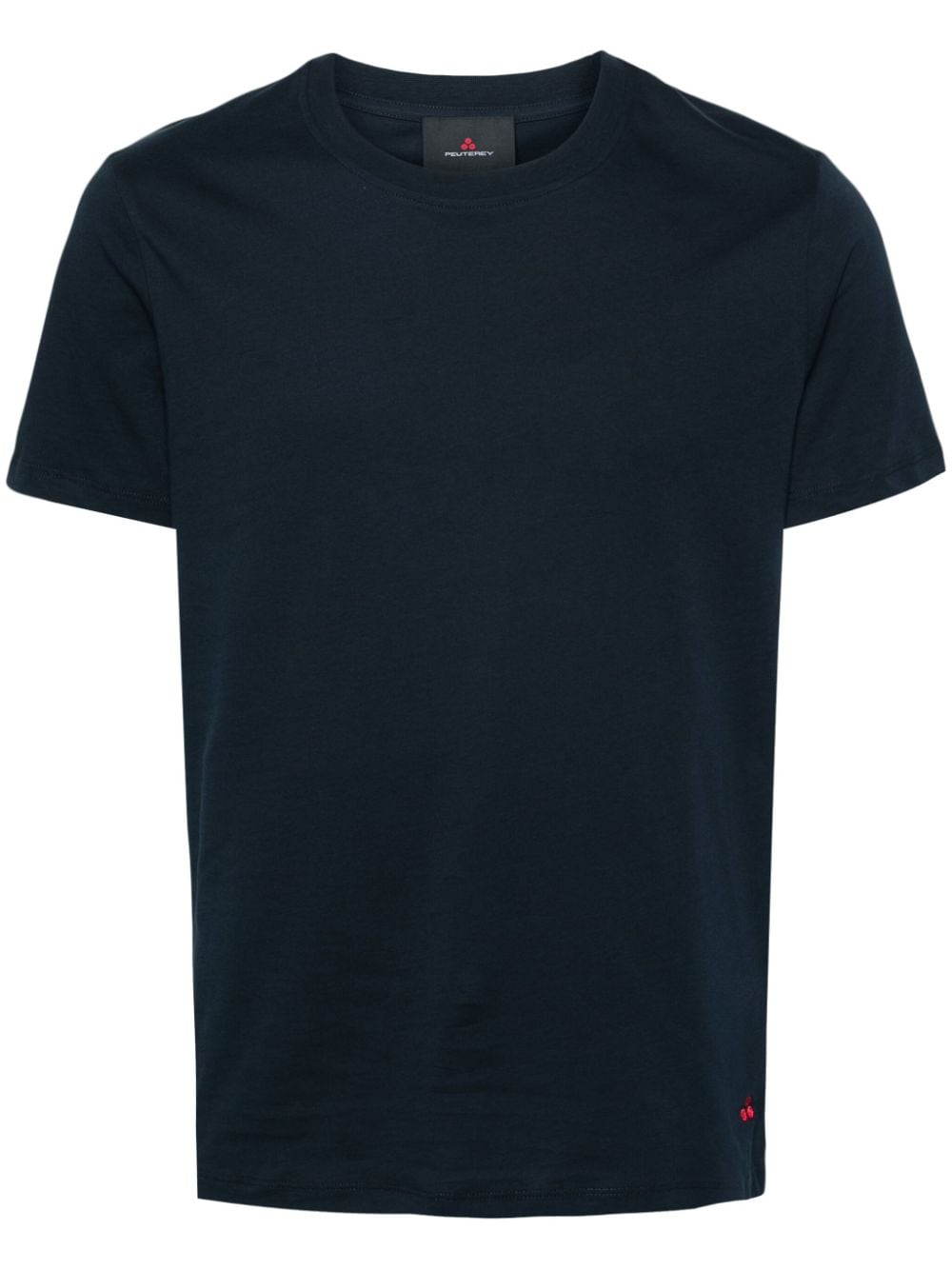 Peuterey T-Shirt mit Logo-Stickerei - Blau von Peuterey
