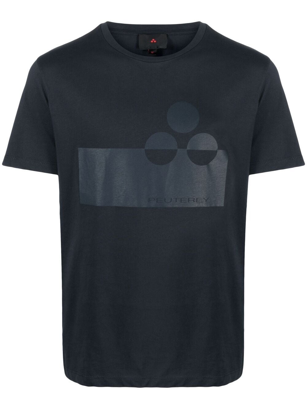 Peuterey T-Shirt mit Logo-Print - Blau von Peuterey