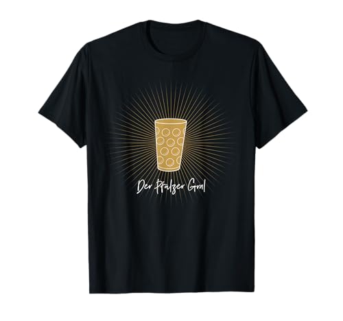 Pfalz Schorle Edition - Herren T-Shirt, Dubbeglas-T-Shirt, Schwarz, S, Klassisch, Halbarm, T-Shirt von Pfalz Schorle Edition