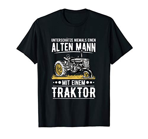 Herren Traktor Bauern Alter Mann Opa Lustiges Landwirt Geschenke T-Shirt Herren Traktor Bauern Alter Mann Opa Lustiges Landwirt Geschenke T-Shirt von Pfalzpower Landwirtschaft