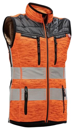 Pfanner Schutzbekleidung Protos Inuit Teddy Weste Kids Orange mit Reflex, S von Pfanner Schutzbekleidung