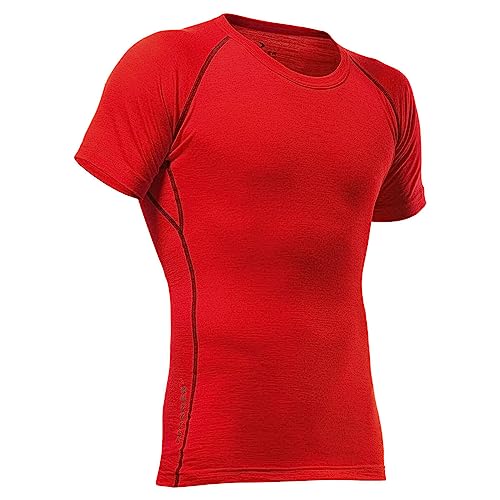 Pfanner Merino Tencel Shirt Kurzarm 101737, Farbe:rot, Größe:XL von Pfanner