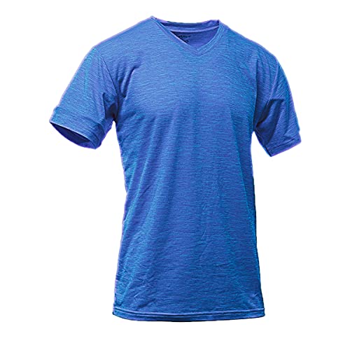 Pfanner Skin-Dry V-Neck Shirt Kurzarm 101388, Farbe:blau, Größe:M von Pfanner