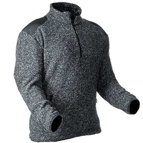 Pfanner Warmer Pullover aus gestricktem Fleece 101110, Farbe:grau, Größe:XL von Pfanner