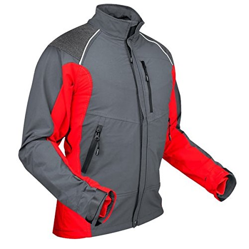 Pfanner atmungsaktive Funktionsjacke mit Stretch und robusten Aramid-Fasern, Farbe:grau, Größe:M von Pfanner