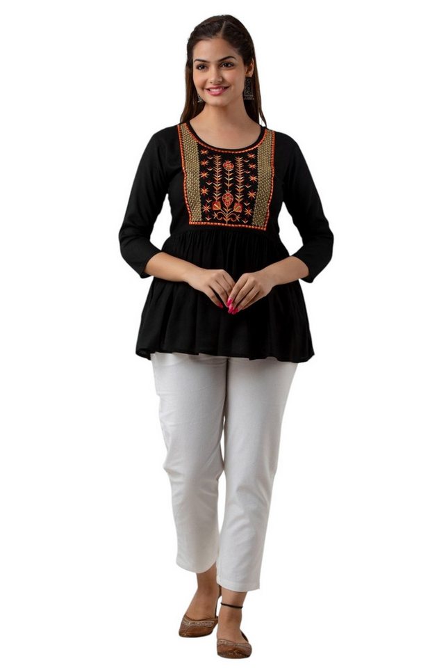 PfauGermany Blusentop Embroiderd von PfauGermany