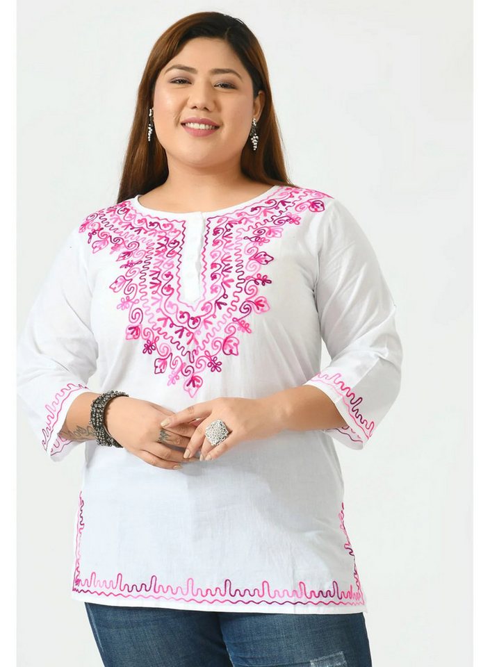 PfauGermany Blusentop Sinister Styl SAAKAA Embroidery von PfauGermany