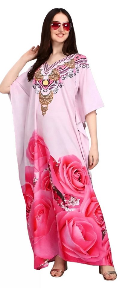 PfauGermany Kaftan CHARMING REEF Digital Printed With Stone Work von PfauGermany