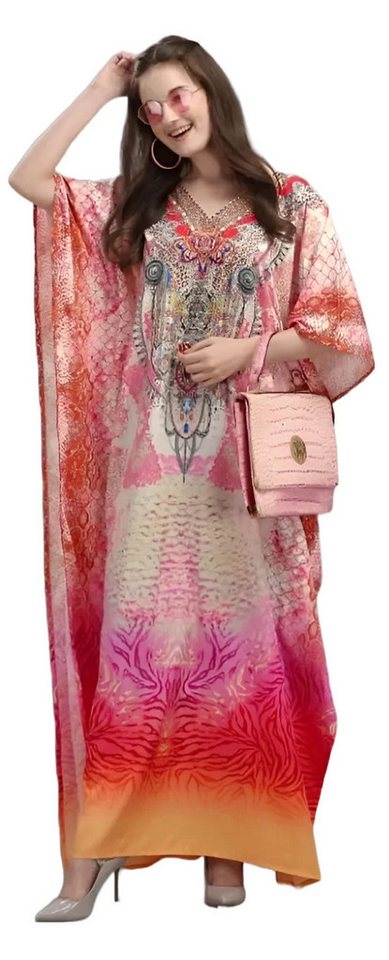 PfauGermany Kaftan CHARMING REEF Digital Printed With Stone Work von PfauGermany