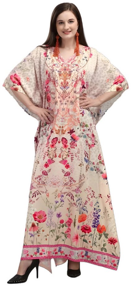 PfauGermany Kaftan CHARMING REEF Digital Printed With Stone Work von PfauGermany