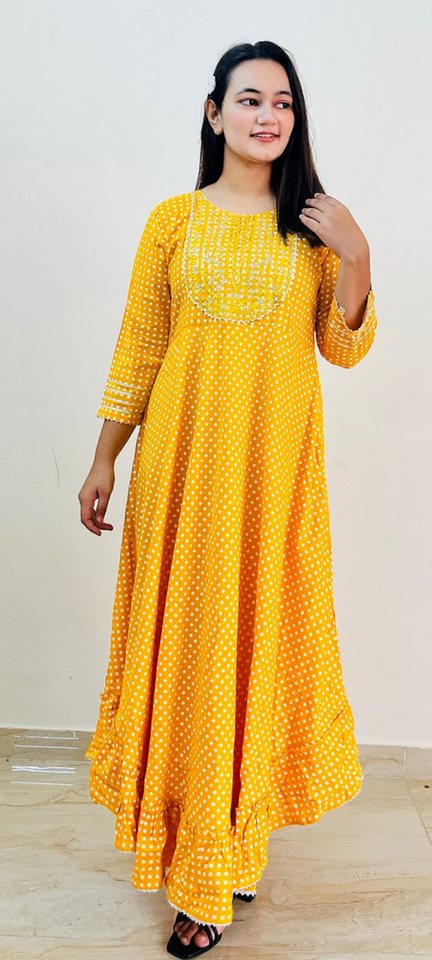 PfauGermany Maxikleid Embroiderd SunFlower Embroiderd von PfauGermany