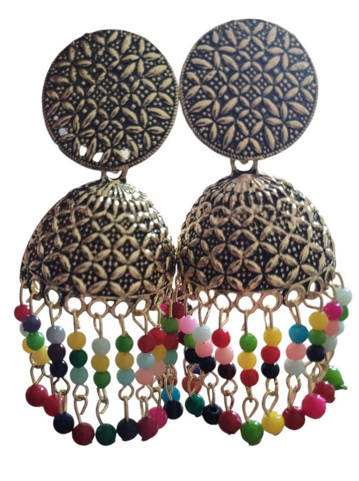 PfauGermany Paar Ohrhänger HALF CUT MOON Jumkha (2-tlg) von PfauGermany