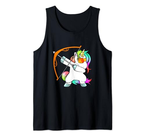 Bogenschießen Einhorn für Kinder Bogenschütze Pfeil Bogen Tank Top von Pfeil und Bogen Shop