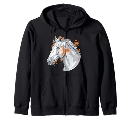 Pferd T -Shirt Männer Frauen Orange Animal School Sport Fan Kapuzenjacke Pferd T -Shirt Männer Frauen Orange Animal School Sport Fan Kapuzenjacke von Pferd T -Shirt Männer Frauen Tierschule Sport