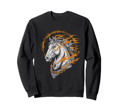 Pferd T -Shirt Männer Frauen Orange Animal School Sport Fan Sweatshirt Pferd T -Shirt Männer Frauen Orange Animal School Sport Fan Sweatshirt von Pferd T -Shirt Männer Frauen Tierschule Sport