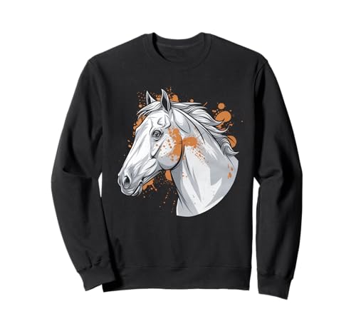 Pferd T -Shirt Männer Frauen Orange Animal School Sport Fan Sweatshirt Pferd T -Shirt Männer Frauen Orange Animal School Sport Fan Sweatshirt von Pferd T -Shirt Männer Frauen Tierschule Sport