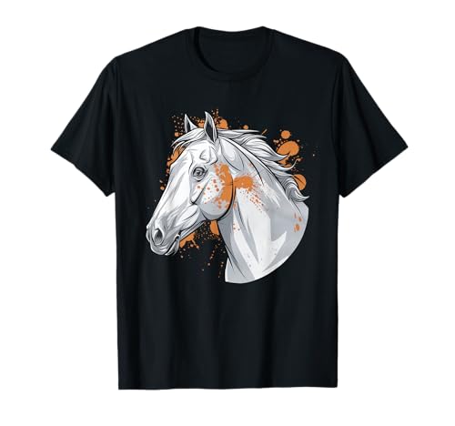 Pferd T -Shirt Männer Frauen Orange Animal School Sport Fan T-Shirt Pferd T -Shirt Männer Frauen Orange Animal School Sport Fan T-Shirt von Pferd T -Shirt Männer Frauen Tierschule Sport